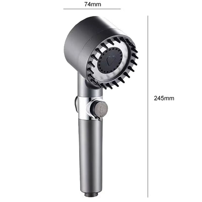 New Pressurized Shower 4 Modes Adjustable Water Saving Shower High Pressure Showerhead with Filter Bathroom Massage Shower